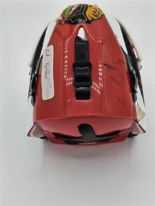 Ed Belfour signierte Chicago Blackhawks Riddell Mini Goalie Maske kein Echtheitszertifikat - Bild 1 von 7