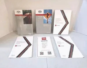 2021 TOYOTA TACOMA OWNERS MANUAL SET WITH NAVIGATION GUIDE OEM - Bild 1 von 6