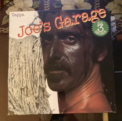 Frank Zappa~JOE'S GARAGE~Rare 1987 LP BOX set ACTS I II III BARKING Pumpkin Mint - Imagem 1 de 2