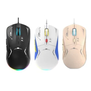 LED Corded Gaming Mouse Programmable with Backlight 3200DPI LED Spectrum Backlit - Picture 1 of 11