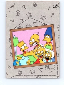 1990 Topps The Simpsons #10 Simpsons Familie "Portrait" # 8 Sticker - Bild 1 von 2
