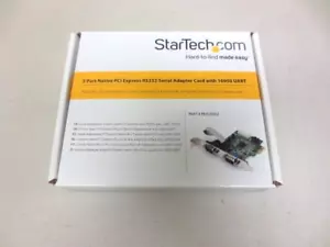 Scheda adattatore seriale nativa PCI Express RS232 StarTech 2 porte con 16950 UART - Foto 1 di 2