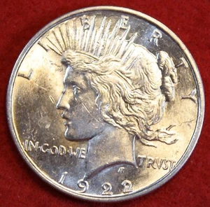Moneda de plata 90 % dólar de la paz 1922-P de alto grado PE302 - Imagen 1 de 2