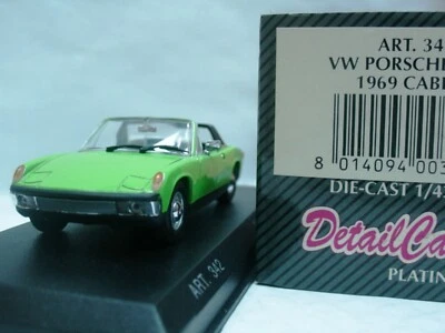 WOW EXTREMELY RARE Porsche 914/4 Targa 1969 L.Green 1:43 Detail-Minichamps-911/6 - Imagem 1 de 3