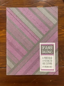 Designer Diagonals (portfolio, 1988) - [signed by] Virginia West - GREAT SHAPE! - Picture 1 of 4