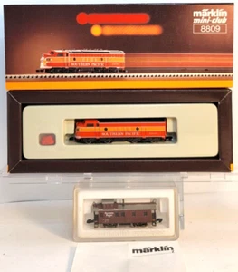 Z Marklin 8809 EMD F7 Southern Pacific Diesel Loco +CC (Tested) + 8640 Caboose - Picture 1 of 4