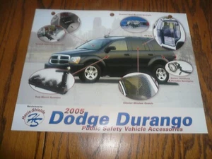 Dodge Durango 2005 folleto/volante - accesorios de vehículos de seguridad pública vintage - Imagen 1 de 2