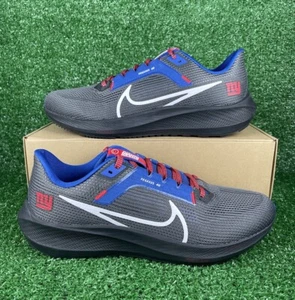 Nike NFL New York Giants Air Zoom Pegasus 40 Running Shoes Mens 10.5 DZ6008-001 - Picture 1 of 8