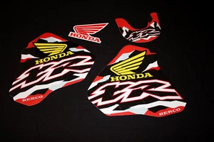 HONDA XR 250-400 1996-2004 MX RETRO GRAPHICS KIT DECALS KIT STICKER KIT STICKERS - Picture 1 of 4