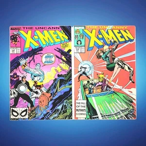 1987-1989 Uncanny X-Men Lot #224 #248 HI GRADE 1st Jim Lee 2x XMen Lot Longshot - Picture 1 of 7