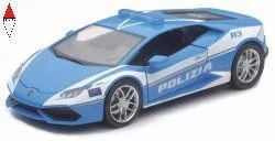 NEW RAY 1/24 LAMBORGHINI HURACAN LP 610-4 POLIZIA - Immagine 1 di 4