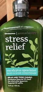 Bath and Body Works Aromatherapy Conditioner STRESS RELIEF Eucalyptus Spearmint - Picture 1 of 2