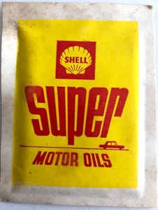 OLD VINTAGE SHELL SUPER MOTOR OILS TOWEL WIPE IN PACKET - VERY RARE - Picture 1 of 3