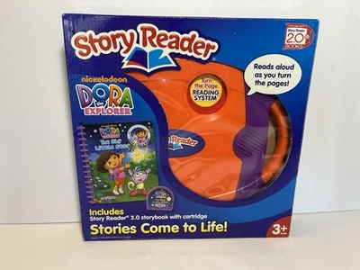 Dora The Explorer Story Reader 2.0 Reading System w/ Storybook & Cartridge  NEW - Image 1 of 2