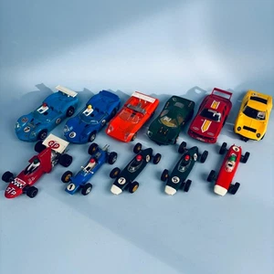 X11 VINTAGE SCALEXTRIC TRIANG JAVELIN PORSCHE BRM LOTUS BMW FOR SPARES / REPAIRS - Picture 1 of 19