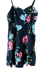 Old Navy Cami Mädchen Sommerkleid Blumen Gr. L ärmellos Spaghettiträger Kleid - Bild 1 von 3