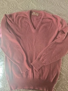 Kaschmirpullover Herren V-Ausschnitt Größe Medium Made in England - Bild 1 von 4