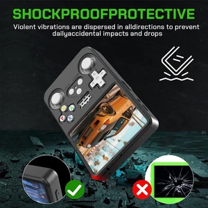TPU Soft Protective Shockproof Cover For ANBERNIC Portable Flip W3K6 - Picture 1 of 17