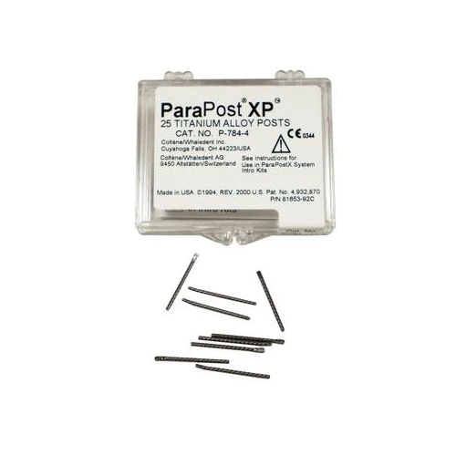 COLTENE WHALEDENT, INC. Coltene Whaledent P784-4 ParaPost XP Titanium Alloy Posts .040" Yellow 10/Pk