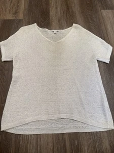 Women’s J Jill Summer Sweater/Short Sleeve/Ivory/Size XS - Picture 1 of 8