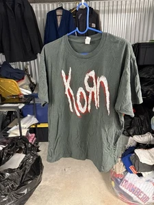 T-shirt fascia logo Korn - taglia XL - Tultex - look vintage - Foto 1 di 3