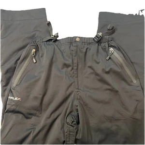 Sun Mountain Rainflex Golf Pant Mens Medium Black Adjustable Waist Zip Ankle Hem - Picture 1 of 13