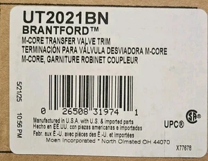 MOEN UT2021BN Brantford M-CORE Transfer Valve Trim Kit in Brushed Nickel - Picture 1 of 1