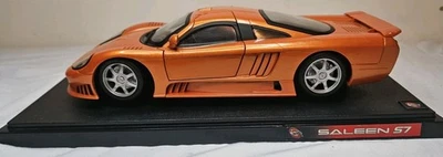 COCHE DEPORTIVO 100 % HOT WHEELS SALEEN S7 - NARANJA 1:18 2000 MATTEL.INC Foto 1 de 4