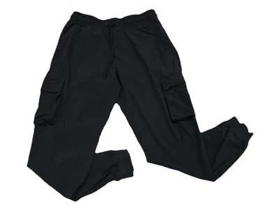 Pantalones de Yoga Alo Para Hombres Medianos Carga División Campo Jogger Negros Atléticos Gimnasio Informales Foto 1 de 4