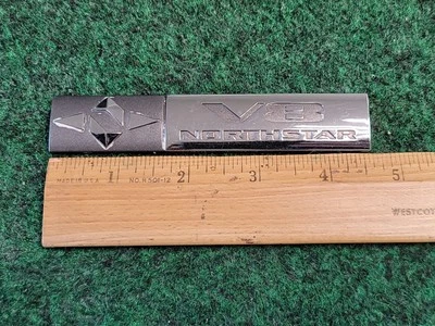 2000-2009 CADILLAC DEVILLE SRX V8 NORTHSTAR EMBLEM LOGO BADGE OEM 7L1 - Изображение 1 из 4