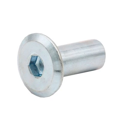 PARCO Hülsenmuttern M6x20mm-50 Stk-Innensechskant Einschraubmutter M6-verzinkt - Bild 1 von 4