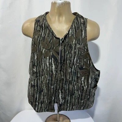 Vintage Original Realtree Camo Hunting Vest Men’s Medium Backpouch USA Made  - Image 1 of 4
