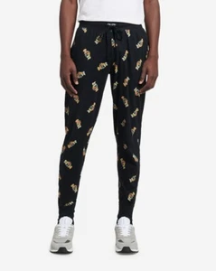 Polo Ralph Lauren Men Knit Jogger Sleepwear Big Bear Pants Black Size X-Large - Picture 1 of 4