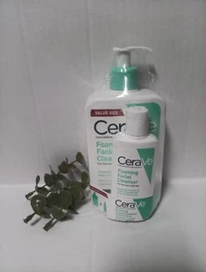 Limpiador facial espumoso CeraVe piel normal a grasa 16 fl oz JUMBO VALOR TAMAÑO NUEVO - Imagen 1 de 1