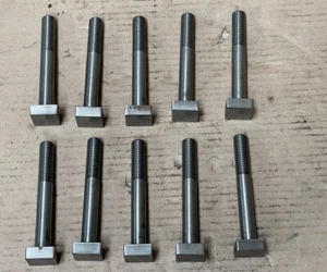 Lot de 10 T de bridage - Hauteur totale 100 mm - Filetage M12 sur longueur 30 mm - Bild 1 von 2