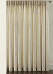 JCP HOME SUPREME THERMAL 100" X 84" PINCH PLEAT PATIO PANEL PANEL IVORY NEW - Picture 1 of 4
