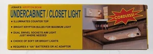 Jobar Under Cabinet Lights 17916 Wireless Krypton Bulb Battery Operated Kitchen  - Picture 1 of 6