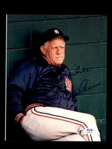 Sparky Anderson PSA DNA Signed  8x10 Photo Autograph Tigers - Picture 1 of 2