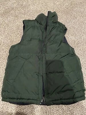 GAP Puffer Vest Reversible Kids Size 6-7 Small — 第 1/4 张图片