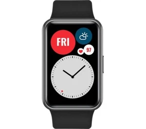 Huawei Watch Fit 46mm Polymer Fiber Case with Silicone Strap Graphite Black - A - Picture 1 of 4