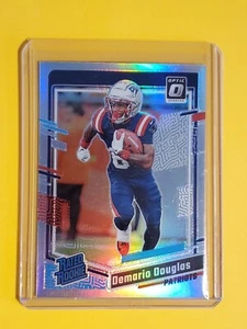 Demario Douglas 2023 Panini Donruss Optic #300 Rated Rookie Holo Prizm Silver RC - Picture 1 of 11