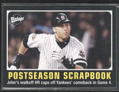 2002 Upper Deck Vintage #297 Derek Jeter Postseason Scrapbook - Image 1 of 2