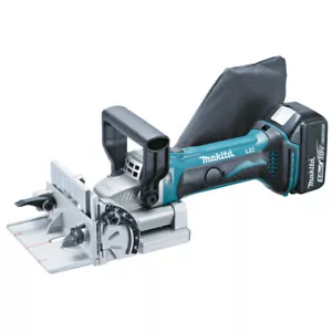 Makita Akku-Flachdübelfräse DPJ180RTJ 18V 2x 5,0 Ah und Ladegerät im MAKPAC - Bild 1 von 3