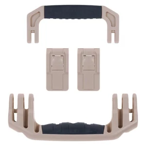Tan Pelican 1535 Push Button Latches & Handles Set - Picture 1 of 1