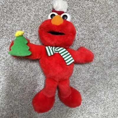 FP Sesame Street 2003 Elmo Sings Talks Christmas Fisher Price - Image 1 of 4