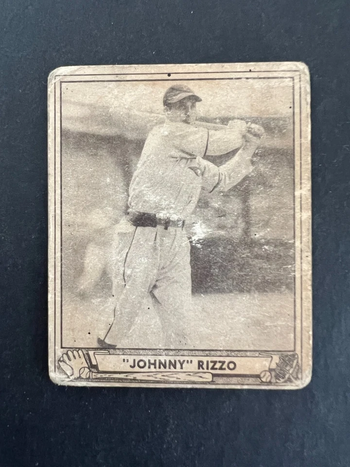 1940 Play Ball - Johnny Rizzo #108, creased, stained - Image 1 of 2