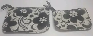 Vera Bradley Set di due notte e giorno 6,5" x 4,5" e 9" x 6" LEGGI DIFETTO - Foto 1 di 6