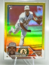 2023 Topps Baseball Update Garrett Acton RC Gold Foil