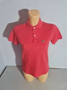 LACOSTE Shirt Poloshirt Polohemd Gr. S ( 12 A 152 ) rot Kurzarm NEU - Bild 1 von 5