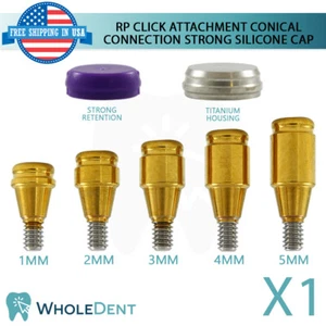 RP Cónico Click Attachment Apilment Strong Silicone Cap Dental Implant - Imagen 1 de 3